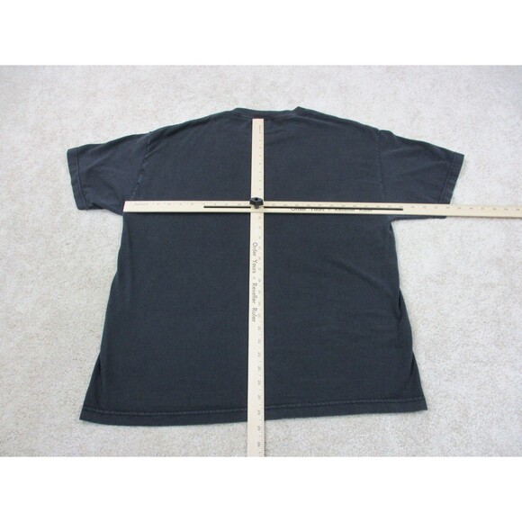 V/SUAL VISUAL Shirt Adult Extra Large Black Super Model Lips Nails Logo Mens - Picture 9 of 13